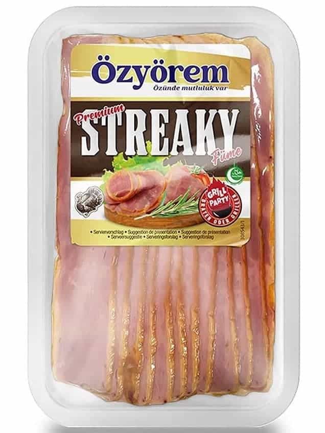 Premium Streaky Rökt kalkonskiva 150g ✖ 10