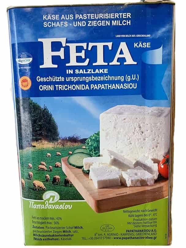 Fetaost (Får- och Getmjölk) - Papathanasiou 15kg _(1 pk/1)