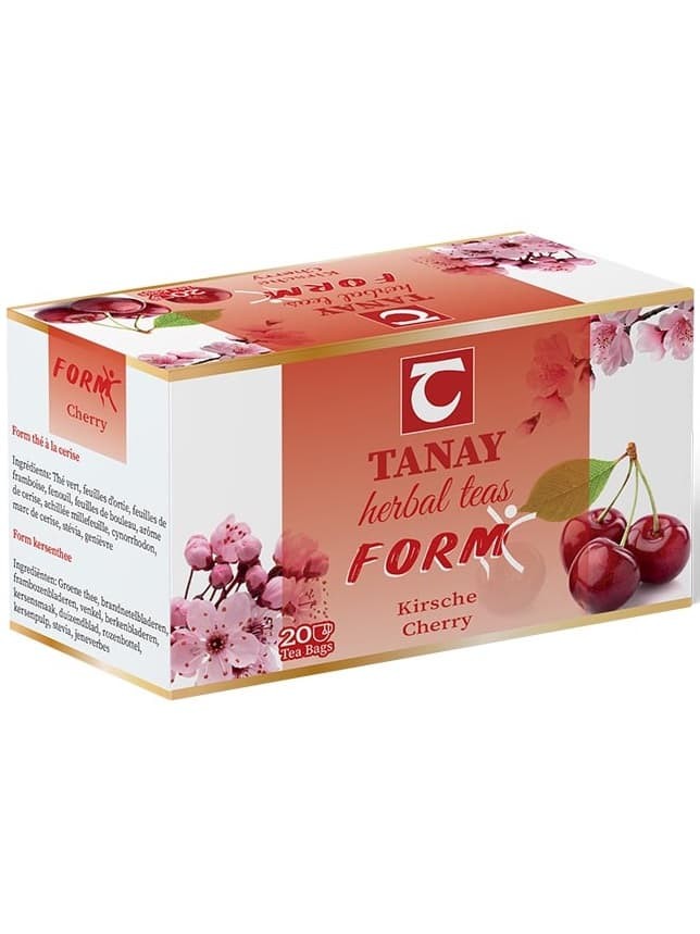 Körsbär Form Örtte - 20 Tepåsar ✖ 24
