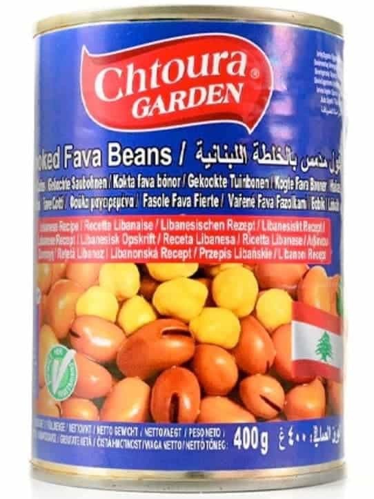Libanesisk Stil Kokta Bondbönor - Foul Medames 400g ✖ 24
