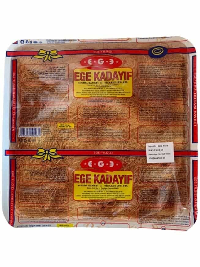 Turkisk Efterrätt Kadayif 500g ✖ 12