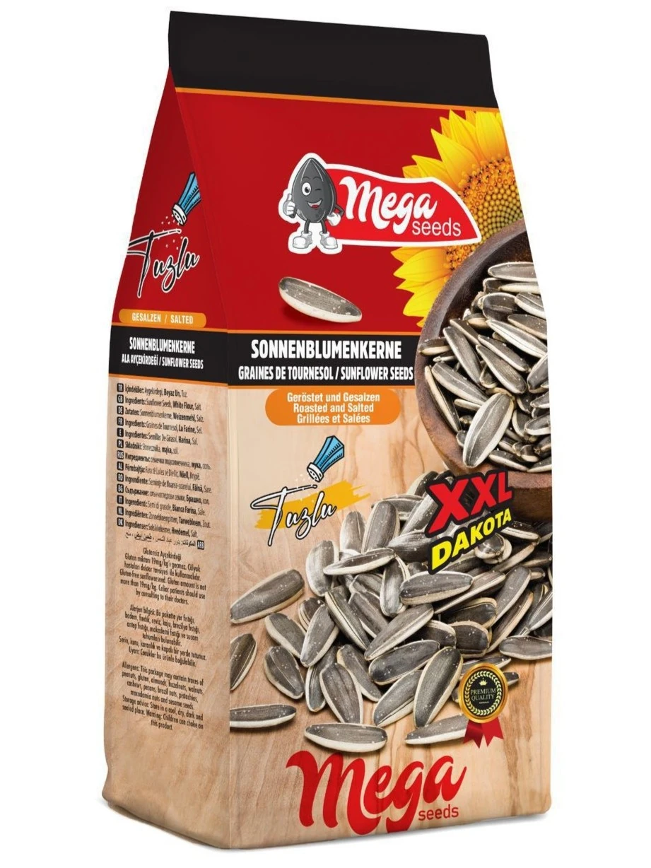 Dakota Solrosfrön - Saltade Quadro 250g _(1 pk/16)