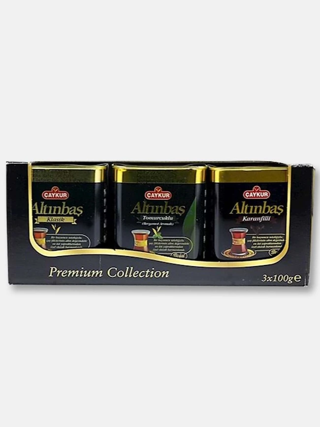 Altinbas Premium Mix (Klassiskt-Kryddnejlika-Earl Grey) Svart Te 3x100g _(1 pk/8)