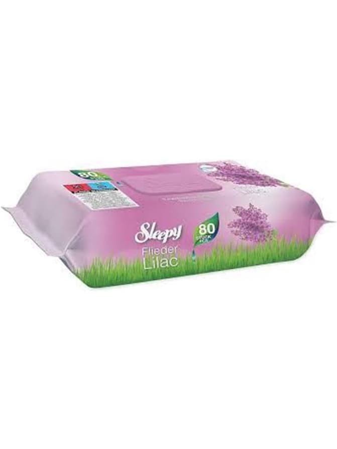 Alkoholfri Våtservetter för Bebis (Syren) 80 st ✖ 16