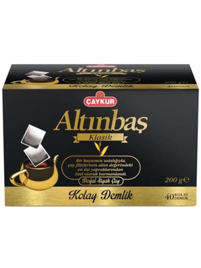 Altinbas Klassiskt Naturligt Svart Te (40 tekanna tepåsar) ✖ 16