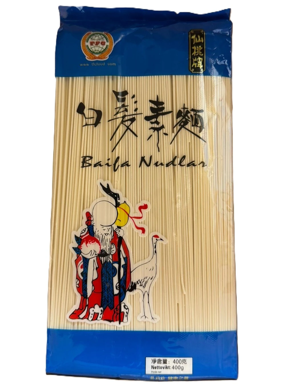 Baifa Plain Noodles 400g