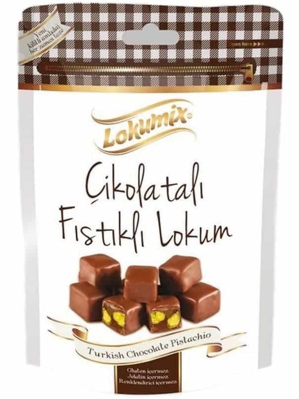 Turkisk Delight - Chokladöverdragen Pistage 170g ✖ 24