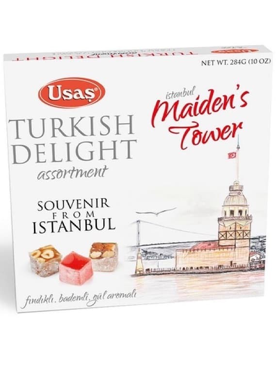 Turkish Delight - Hasselnötsmandel och ros smaksatt 284g ✖ 12