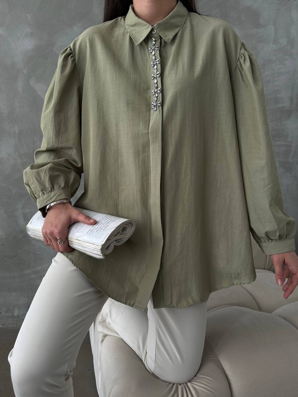 POPLIN BLOUSE