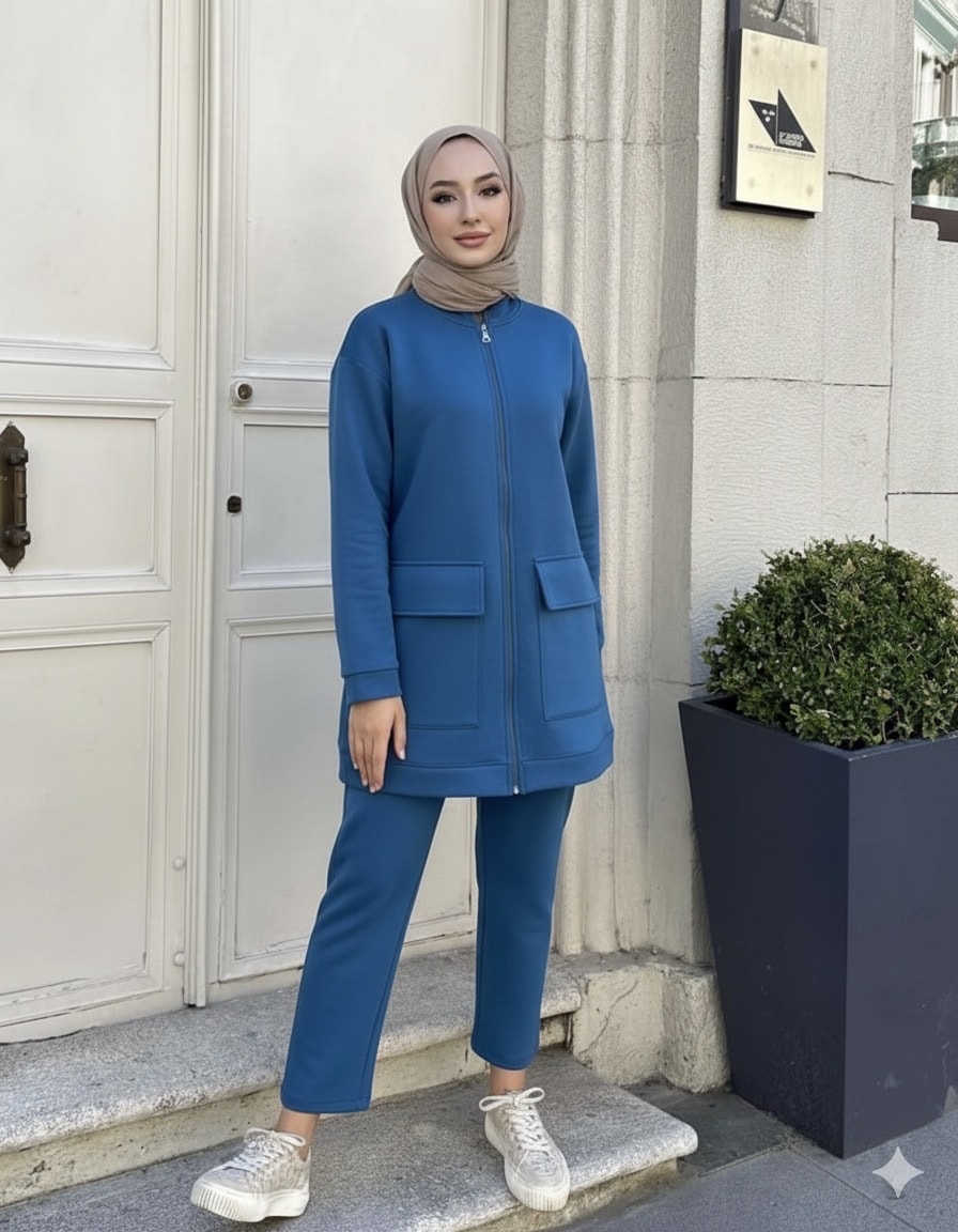 BUYUK CEPLI IKILI TAKIM - Maya Blue