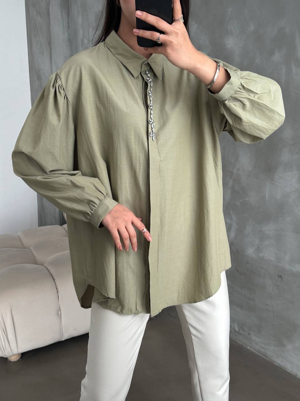 POPLIN BLOUSE