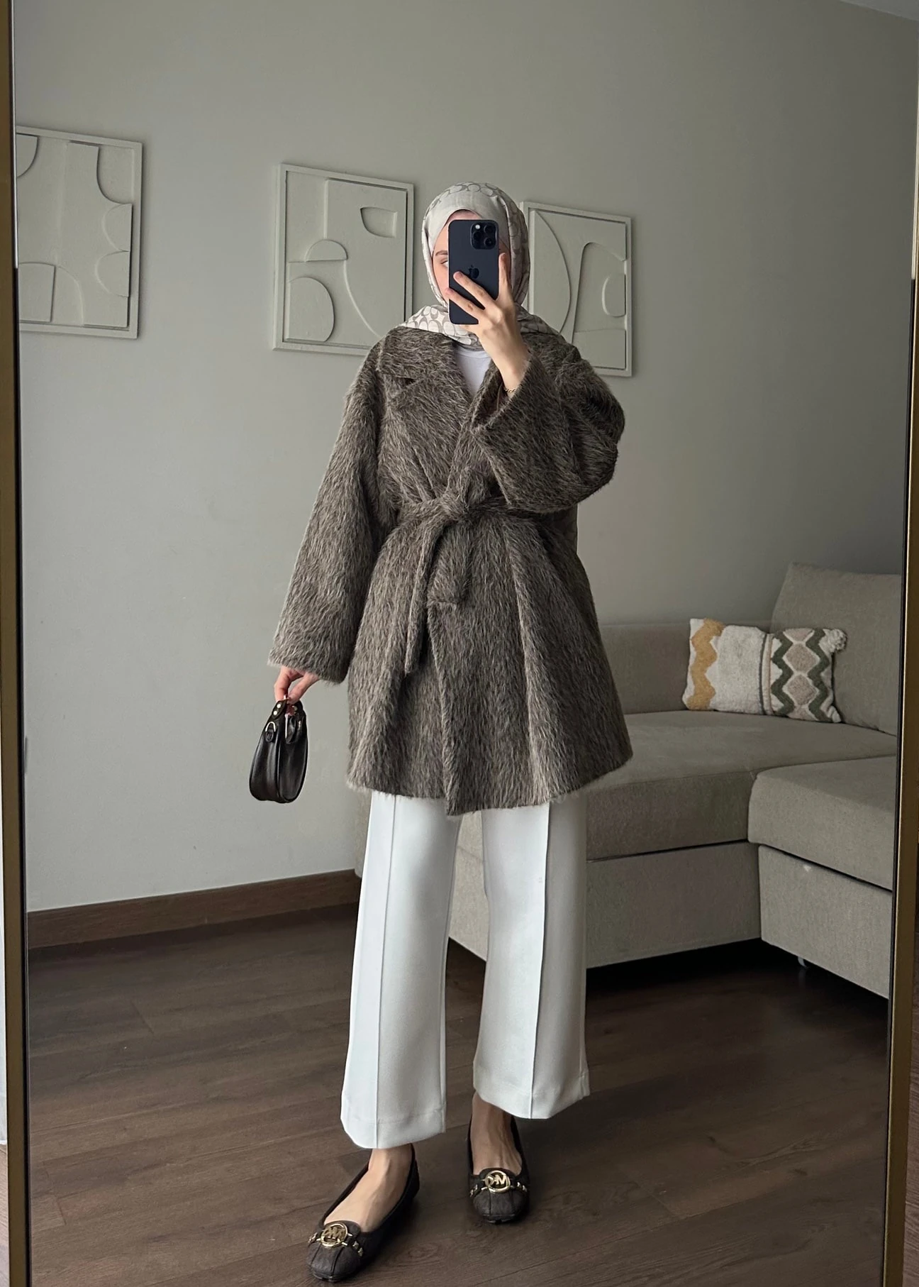 VALERA FUR JACKET - Bruin