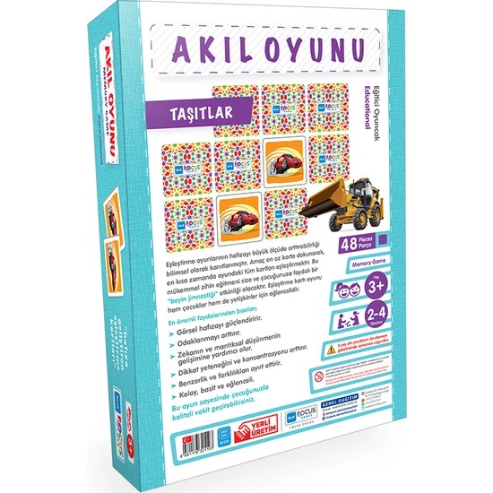 Akıl Oyunu - Memory Game (TASITLAR) 