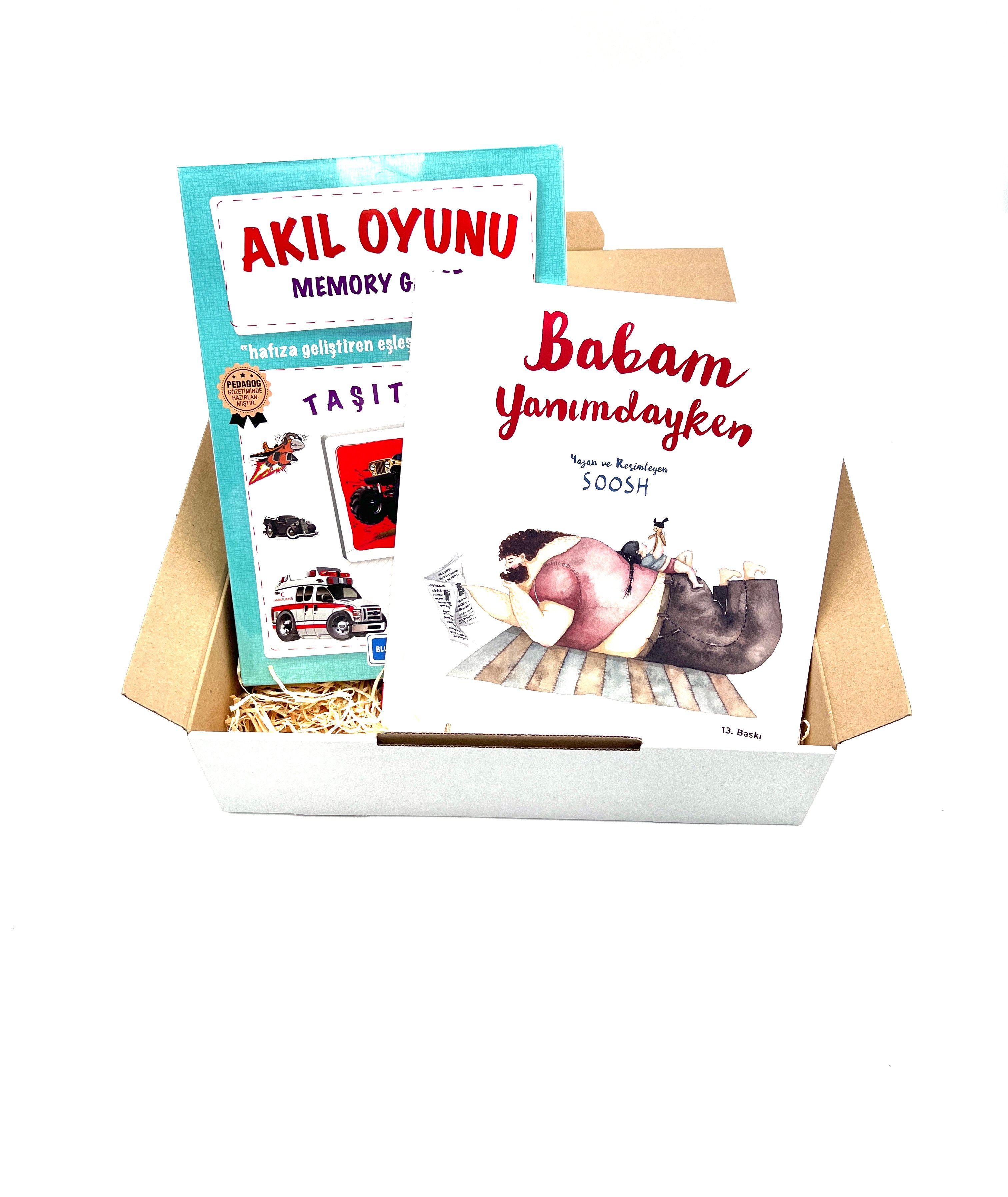 Hediye Seti- Akıl Oyunu (Taşıtlar)- Kitap