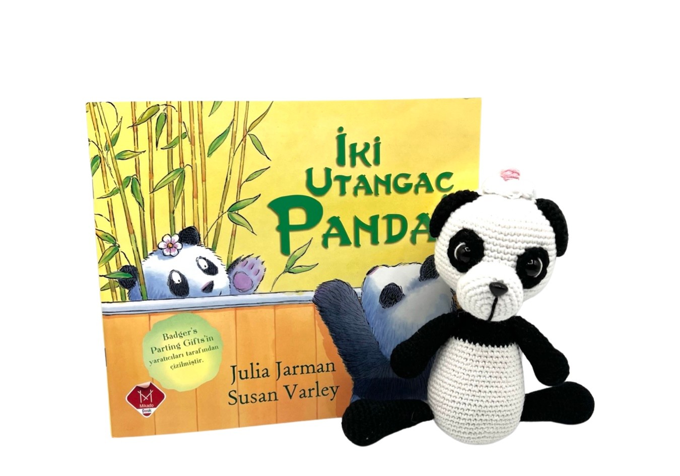 Amigurumi - Kız Panda + Kitap