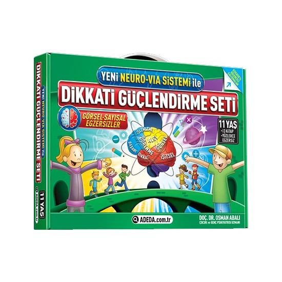 Dikkati Güçlendirme Seti 5. Sınıf 11 Yaş Neuro Via