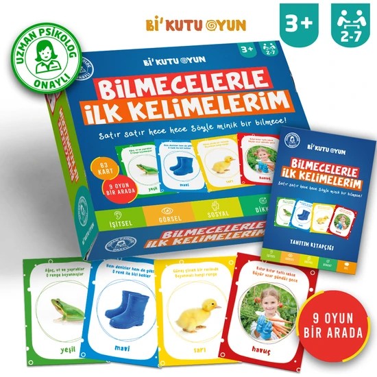 Bilmecelerle İlk Kelimelerim