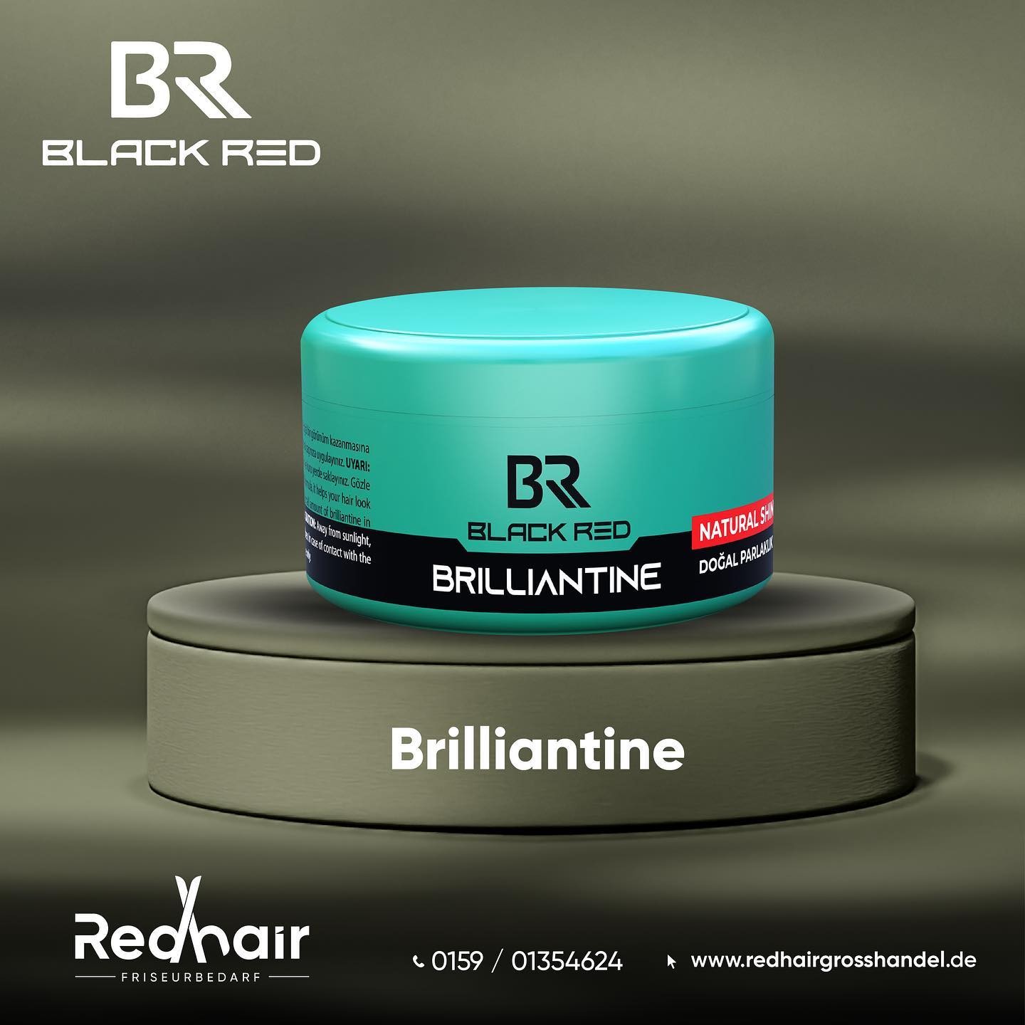 BLACKRED BRILLIANTINE - NATURAL LOOK