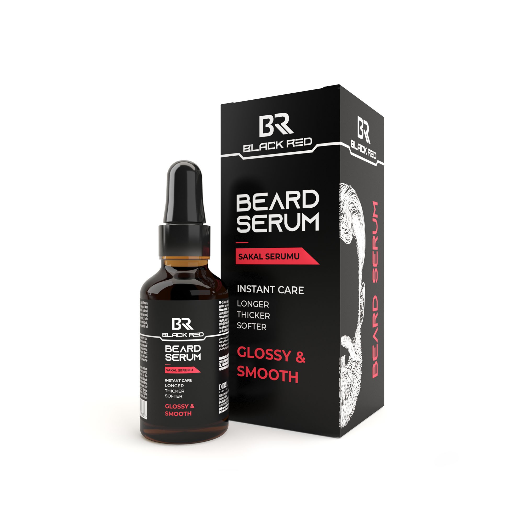 BLACKRED BEARD & MOUSTACHE SERUM