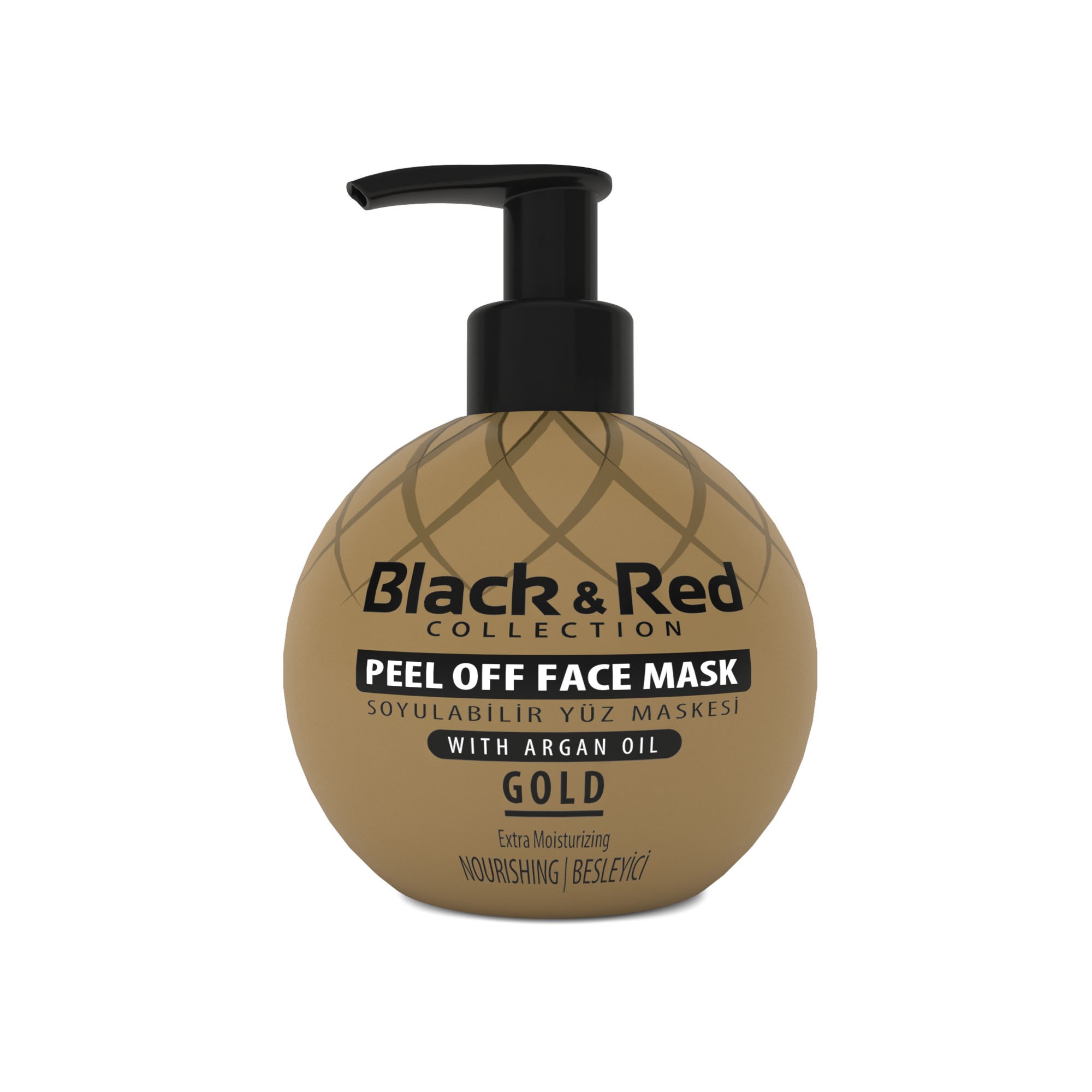 BLACKRED PEEL OFF FACE MASK - GOLD