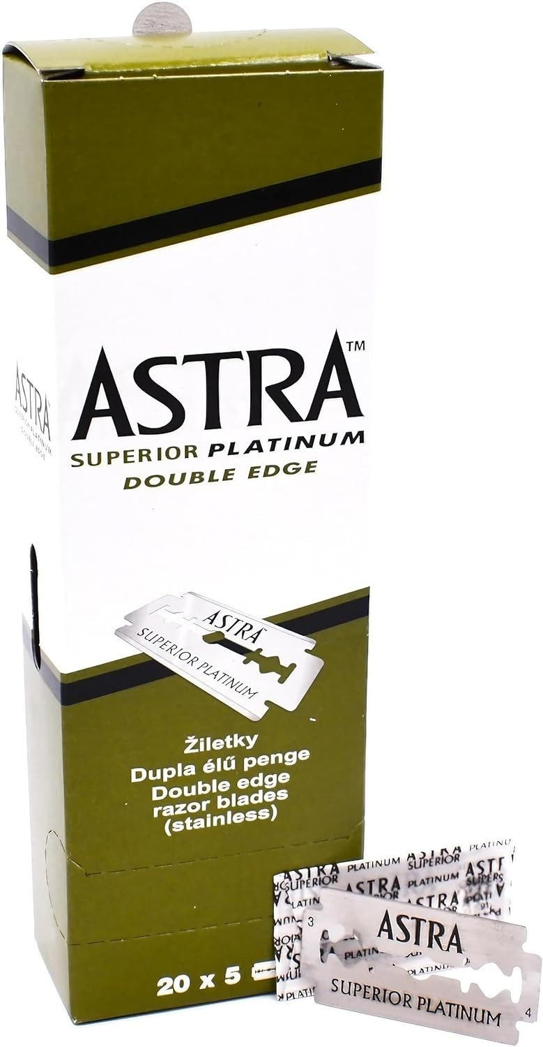 Astra Rasierklingen Superior Platinum, Double Edge (100 Stk.)