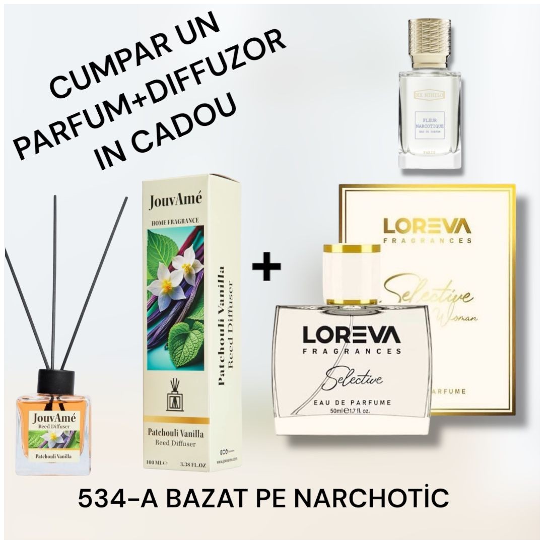 534-A LOREVA SELECTİVE BAZAT PE NARCHOTIC+DİFFUZOR CADOU