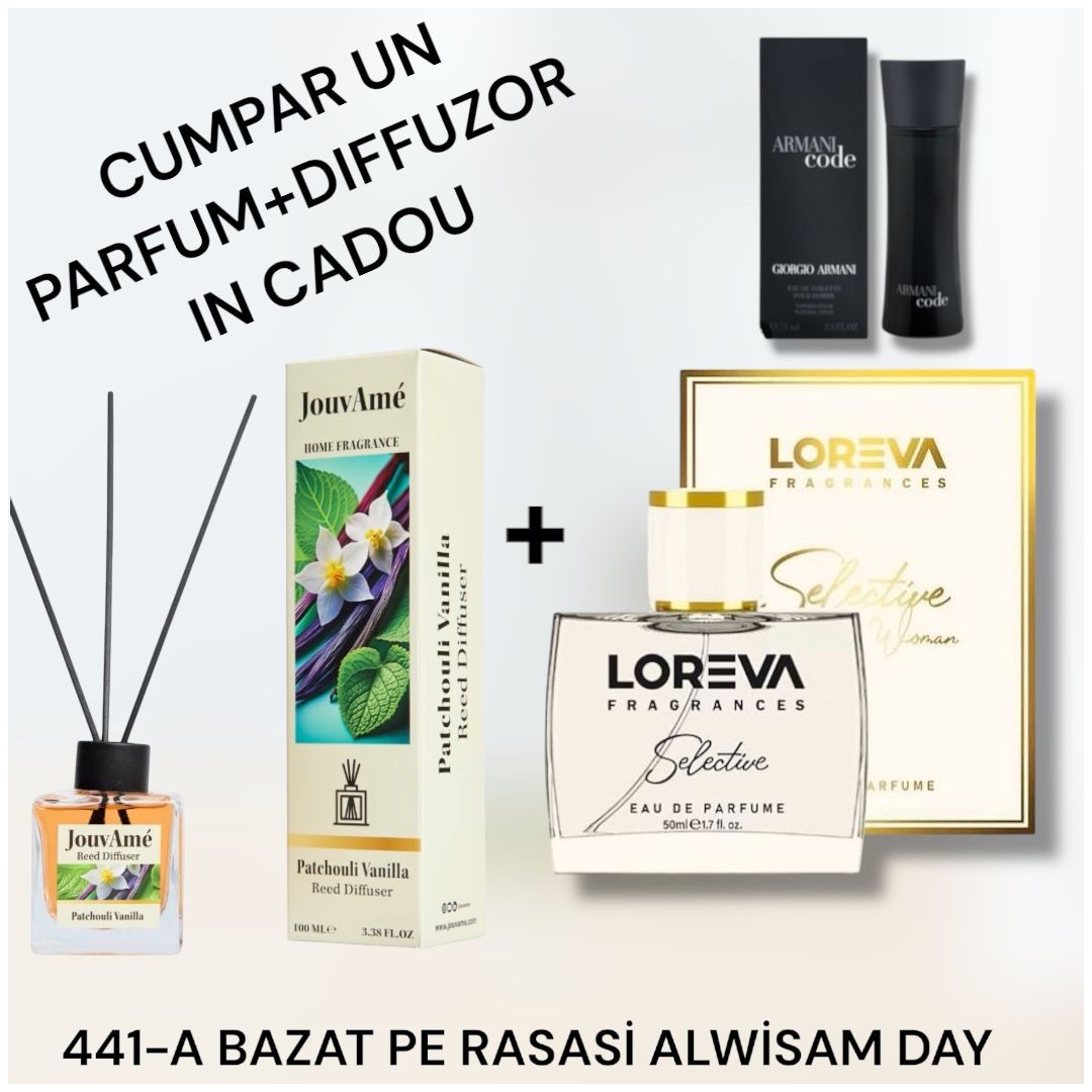 441-A LOREVA SELECTİVE BAZAT PE RASASİ AL WİSAM DAY +DİFFUZOR CADOU