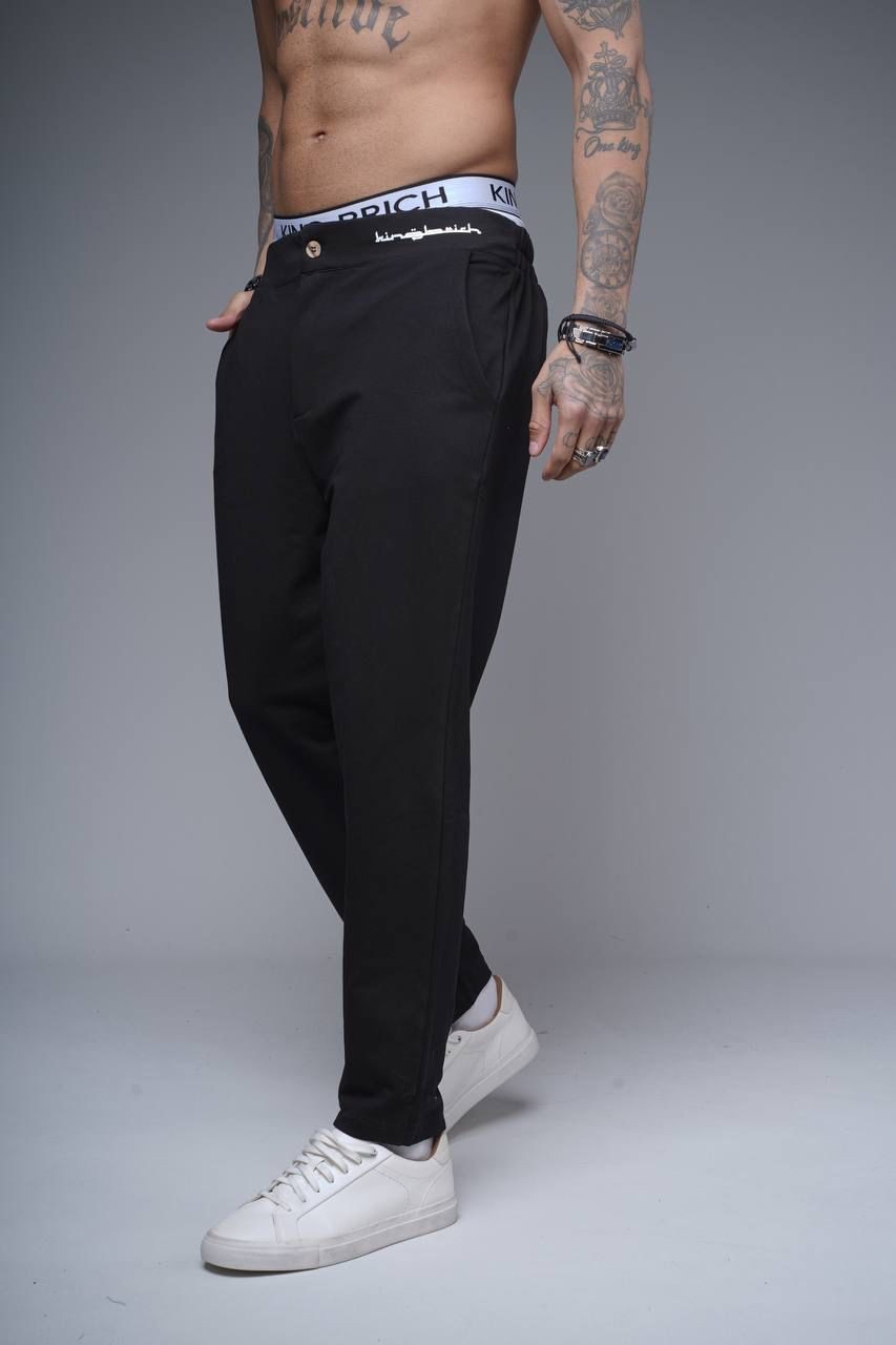 BOY FRİEND PANTALONİ - NEGRU