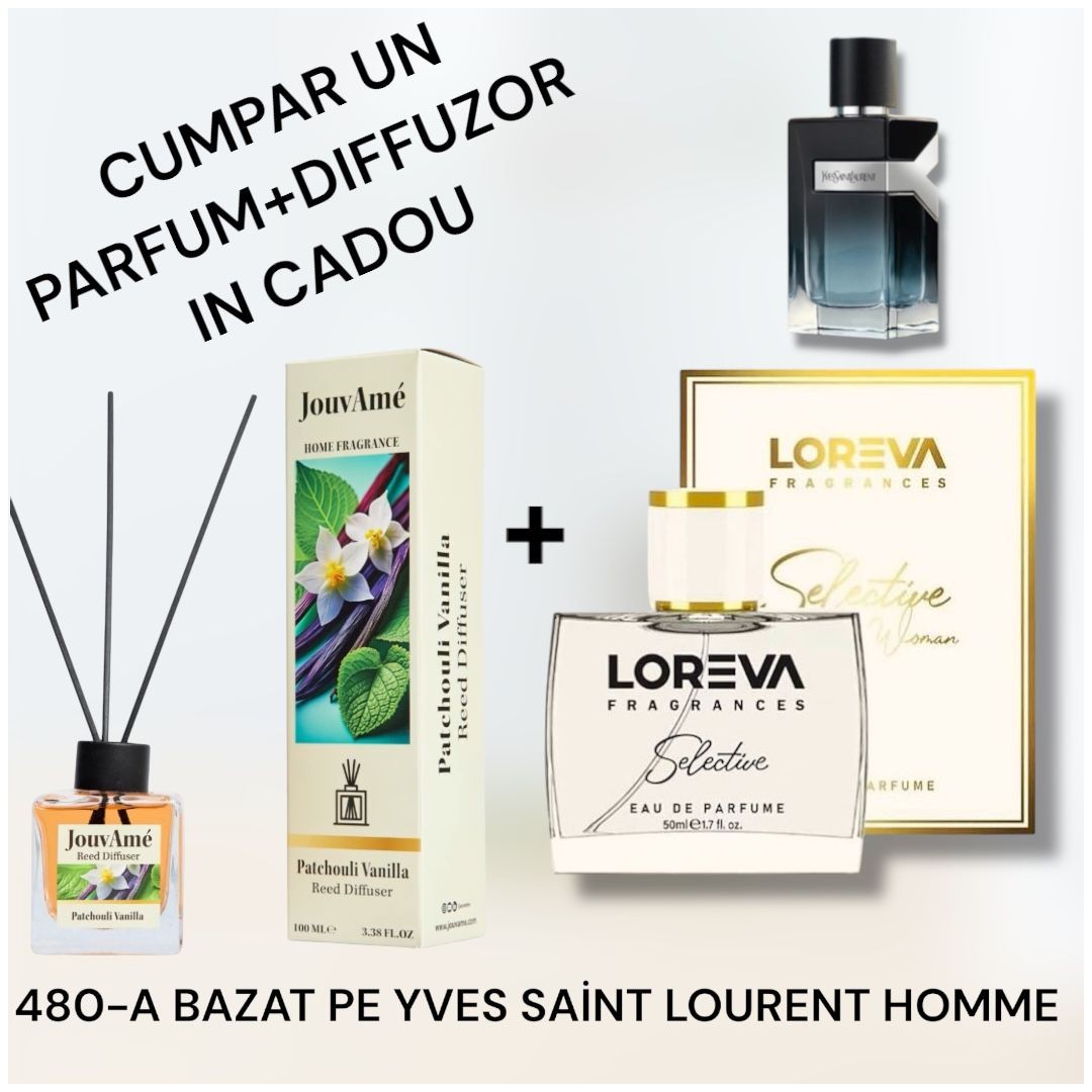 480-A LOREVA SELECTİVE BAZAT PE Y VES SAİNT LOURENT HOMME+DİFFUZOR CADOU