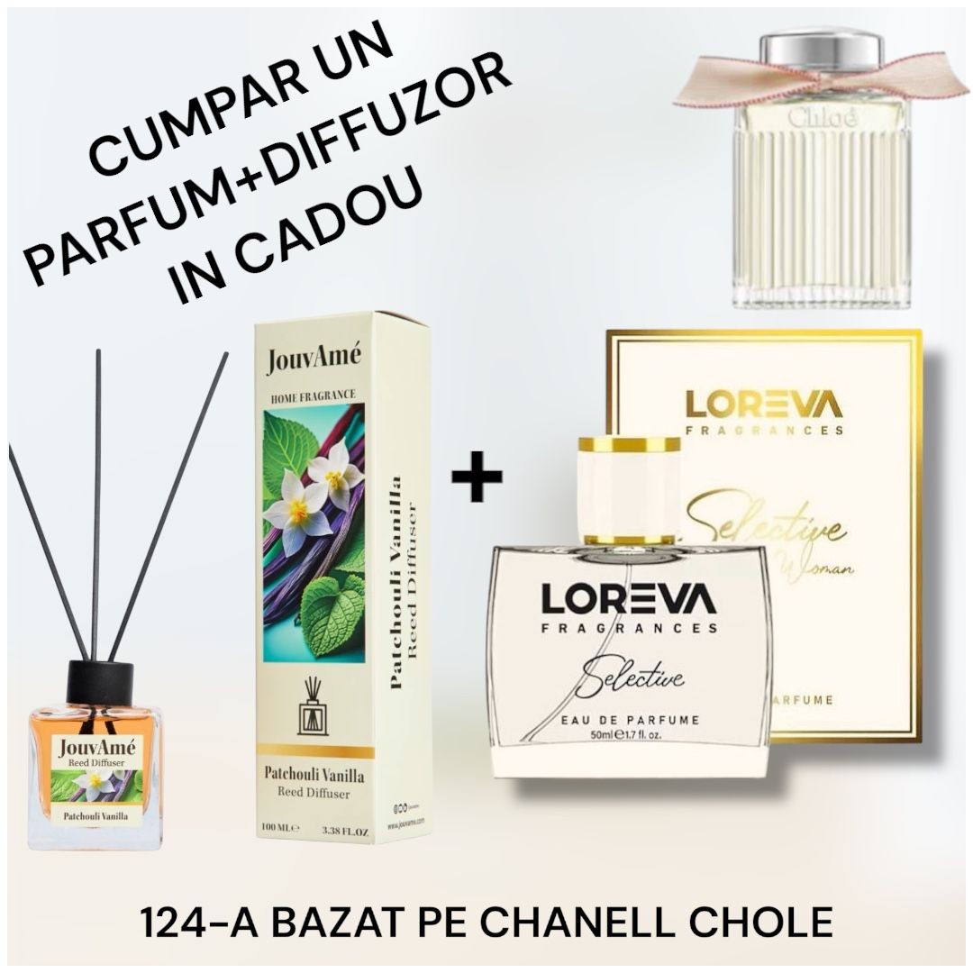 124-A LOREVA SELECTİVE BAZAT PE CHANELL CHOLE+DİFFUZOR CADOU