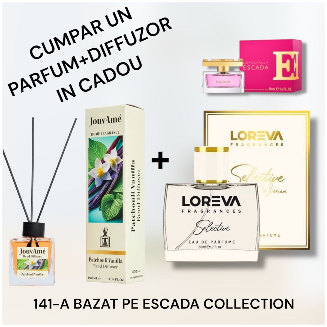 141-A LOREVA SELECTİVE BAZAT PE ESCADA COLLECTİON+DİFFUZOR CADOU