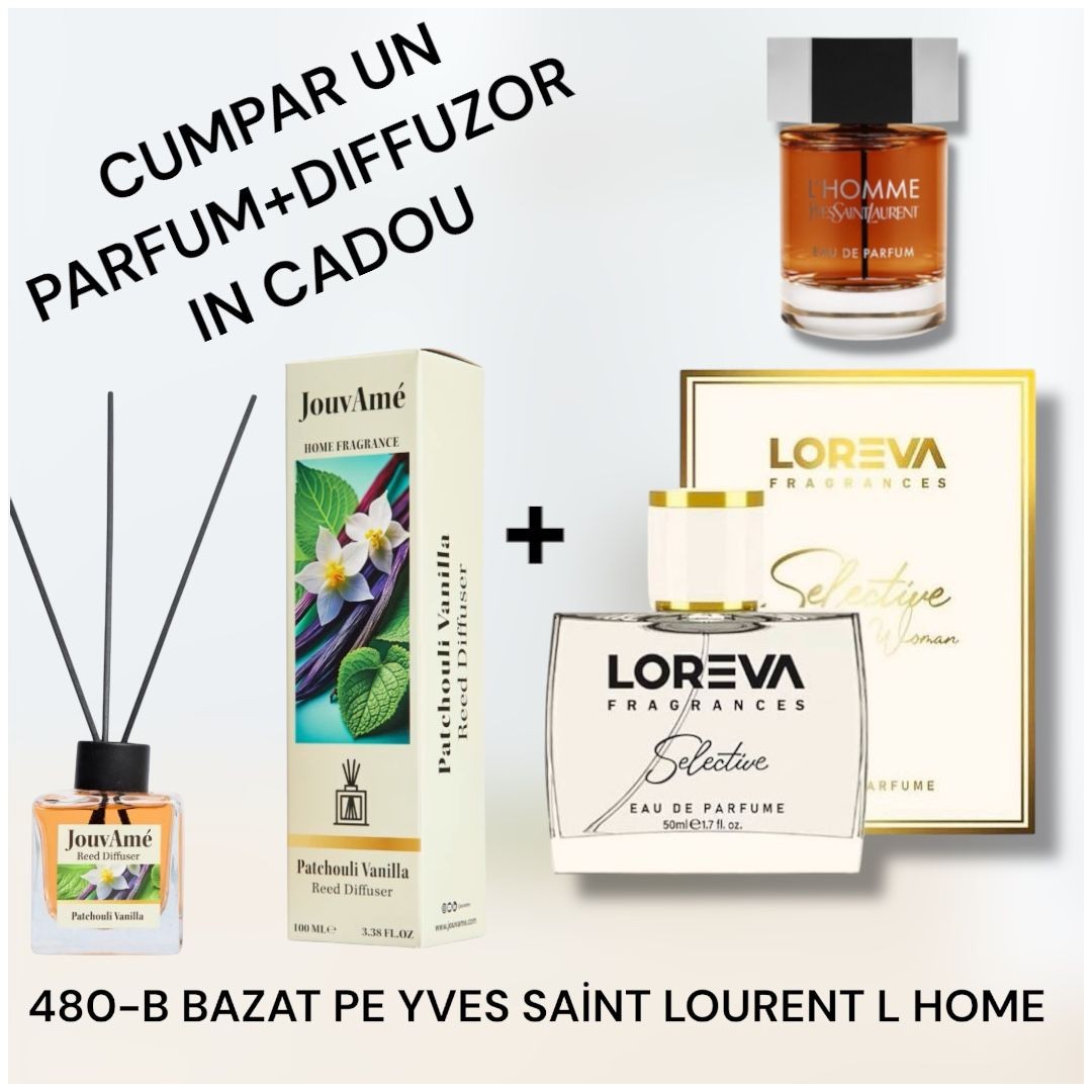 480-B LOREVA SELECTİVE BAZAT PE Y VES SAİNT LOURENT  L HOMME+DİFFUZOR CADOU