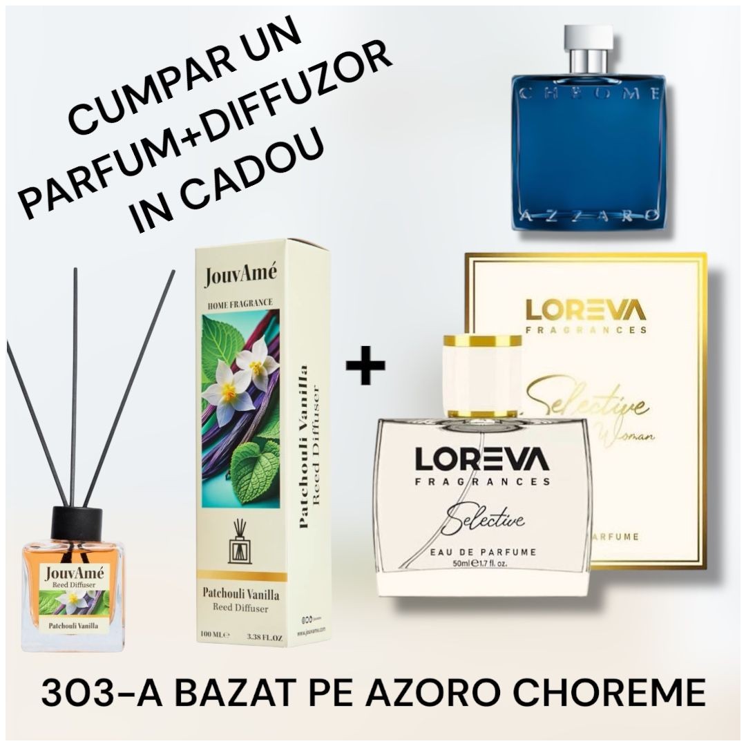 303-A LOREVA SELECTİVE BAZAT PE ZAORO CHOREME+DİFFUZOR CADOU