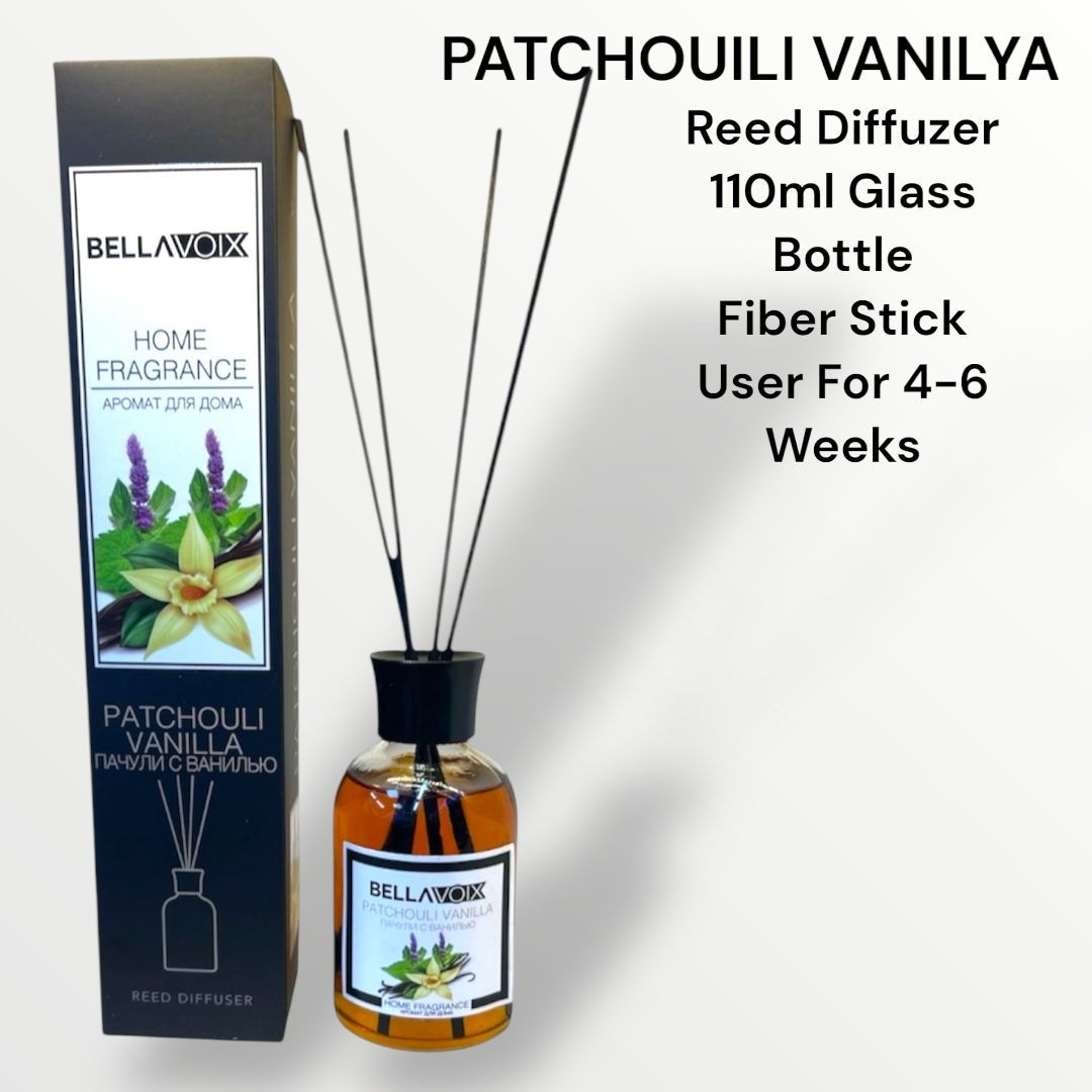 110 ML REED DIFFUZOR BELLAVOIX - PATCHOULI VANILLA