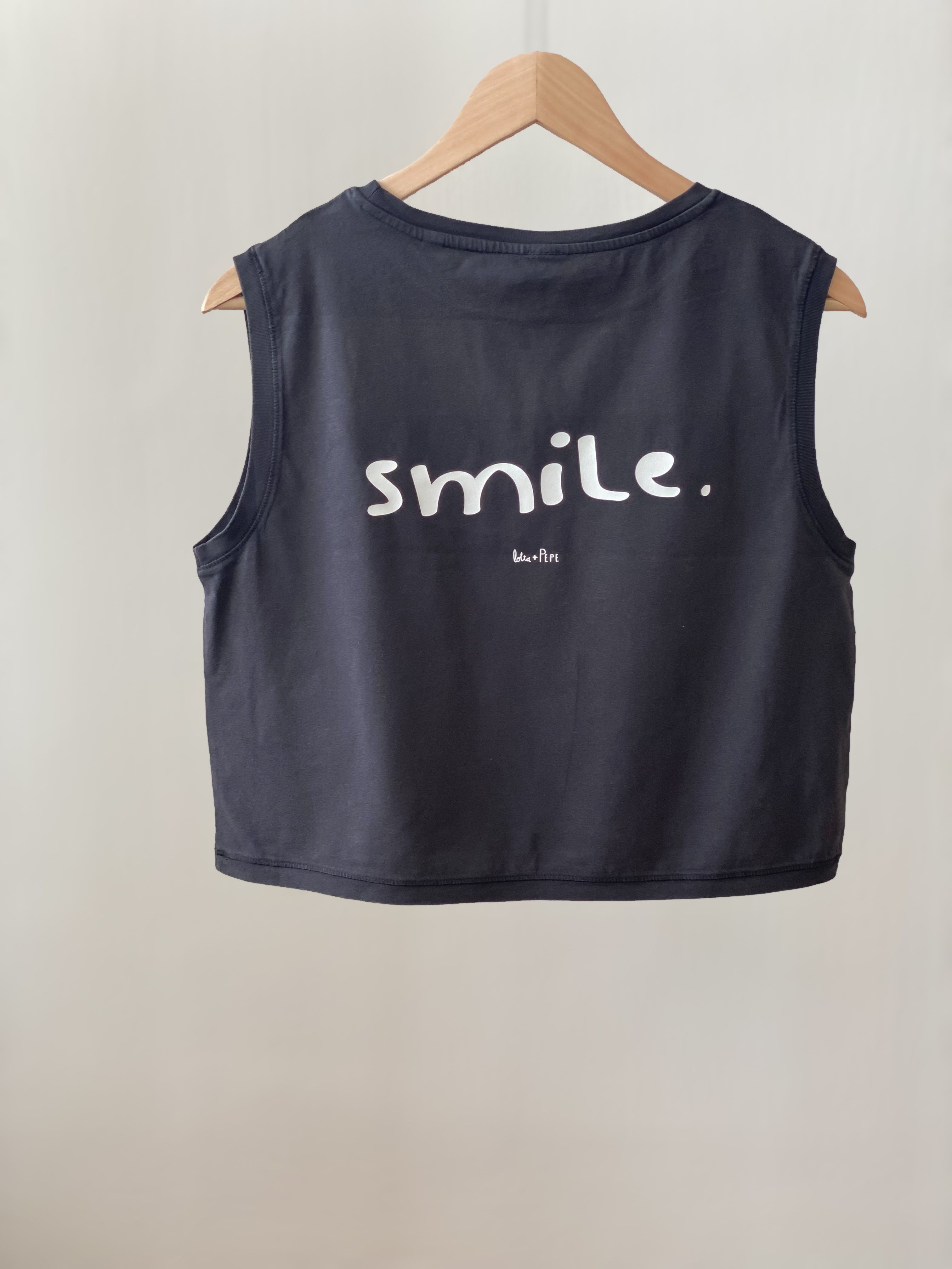 Tank Top | vintage schwarz | smile