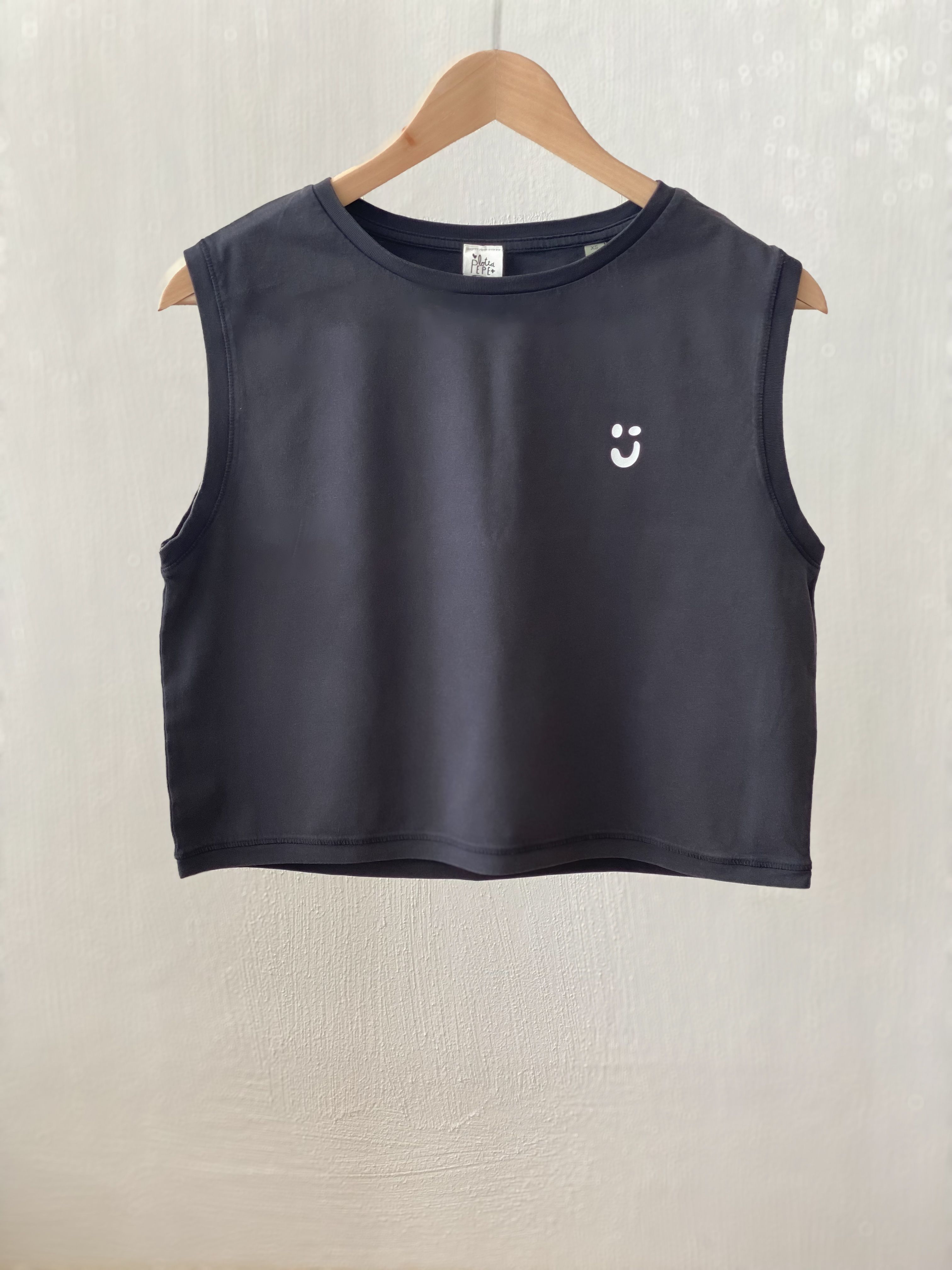 Tank Top | vintage schwarz | smile