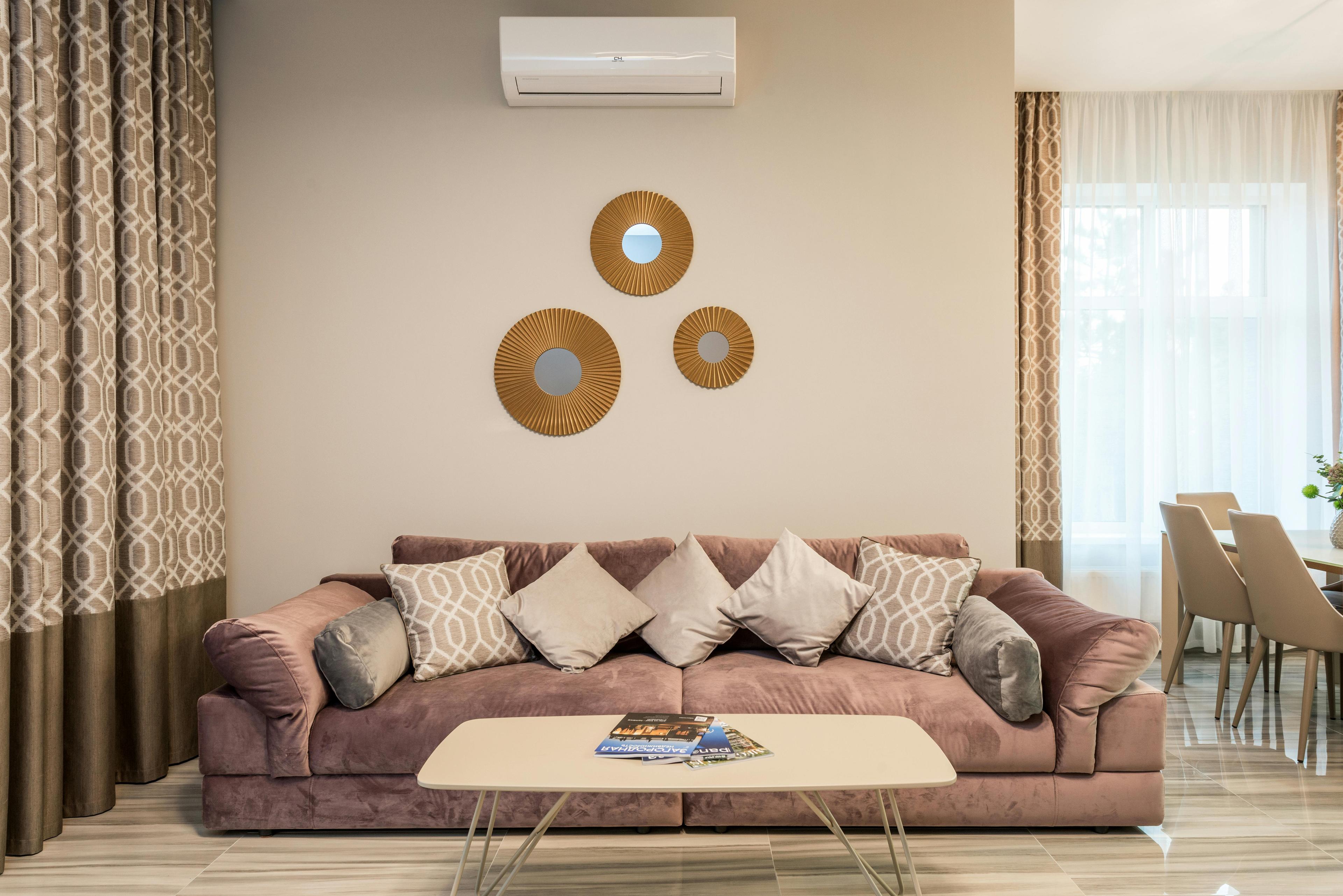 Three-Seater Sofa - Light Grey
