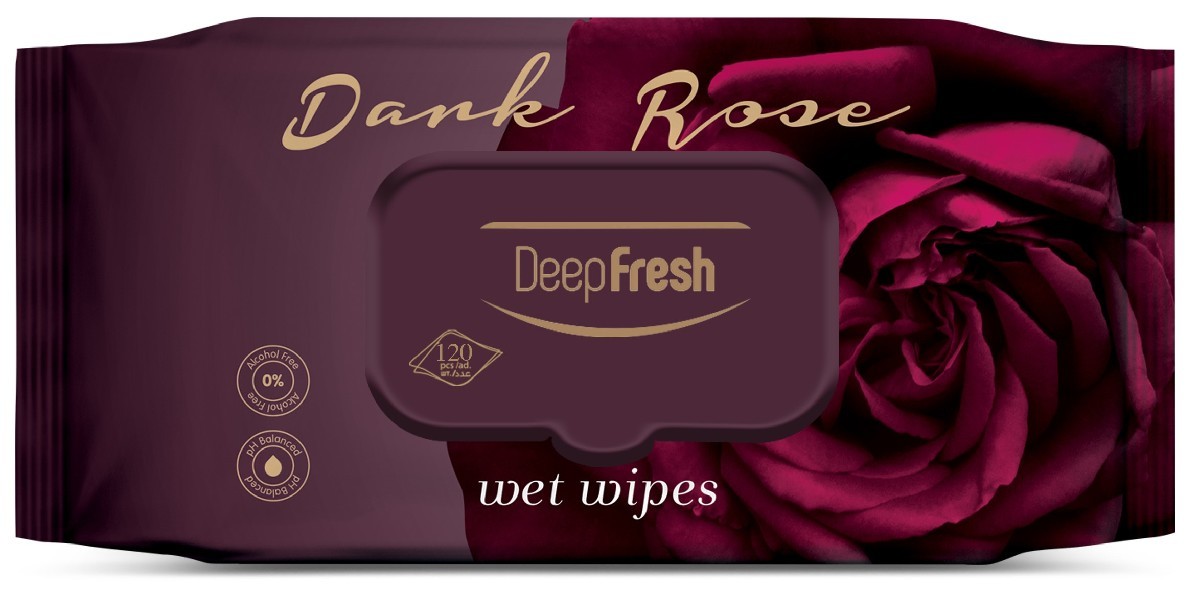 Dark Rose Feuchttücher 120 Pcs