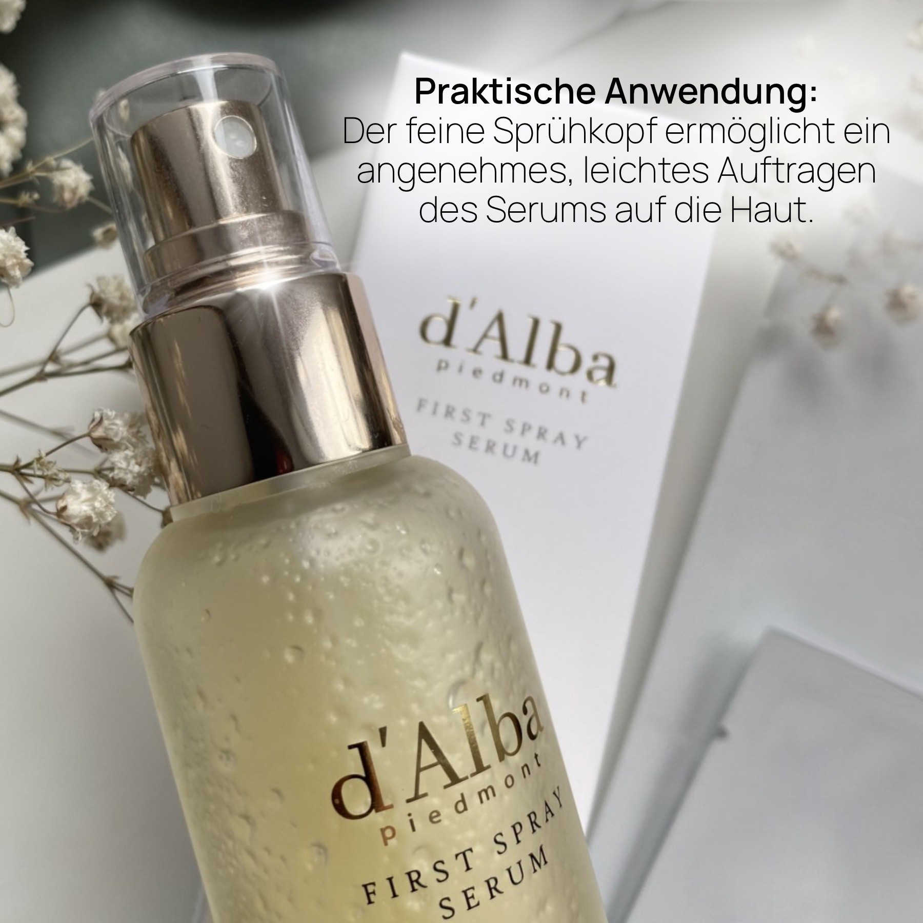 d’Alba First Spray Serum Glow Anti-Aging Feuchtigkeit Gesichtsspray 