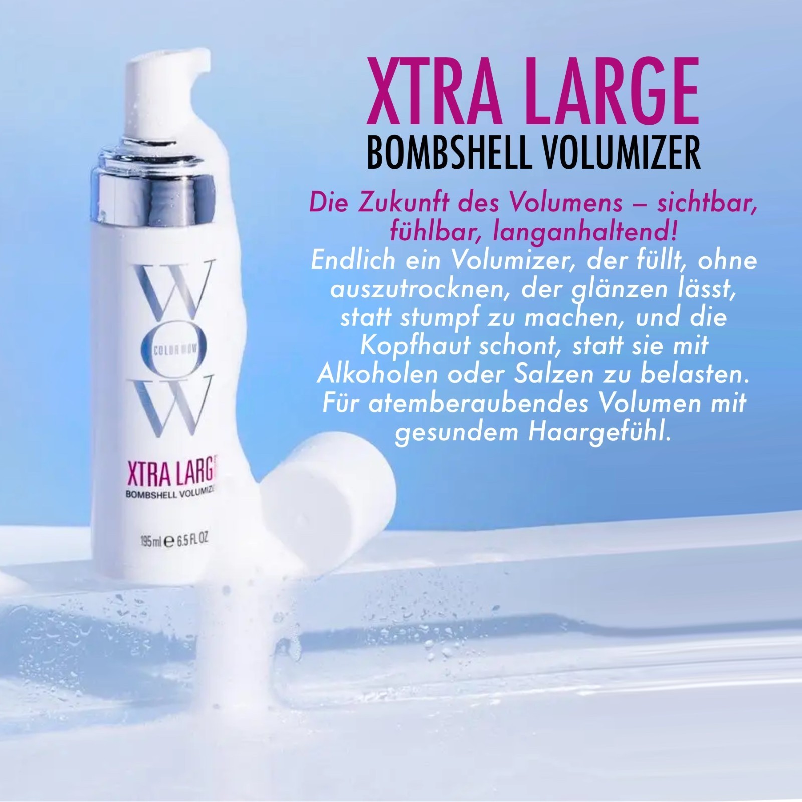 Color Wow Xtra Large Bombshell Volumizer Schaumfestiger Haarfestiger Haarstyling
