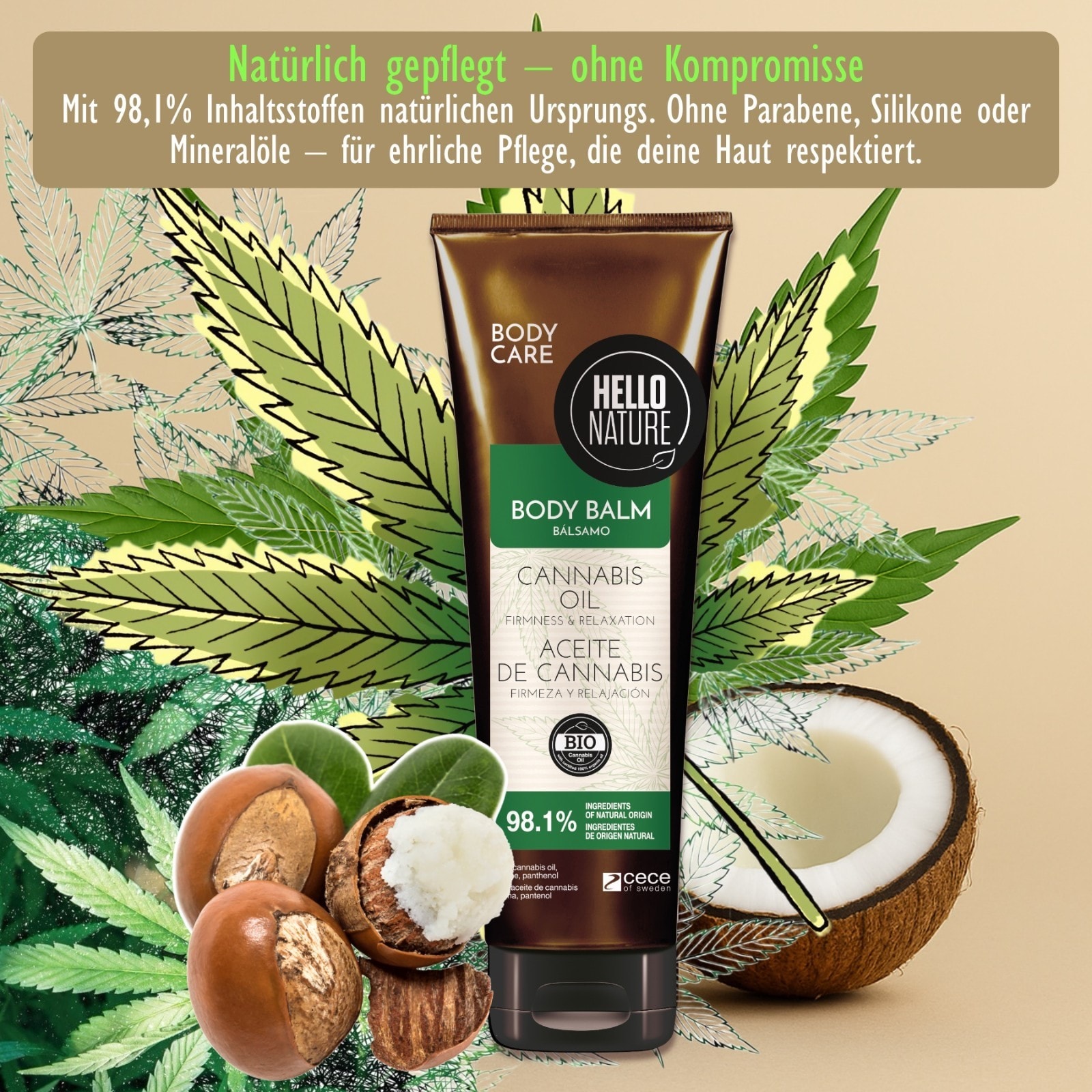 BIO Körperbalsam mit Bio-Hanföl