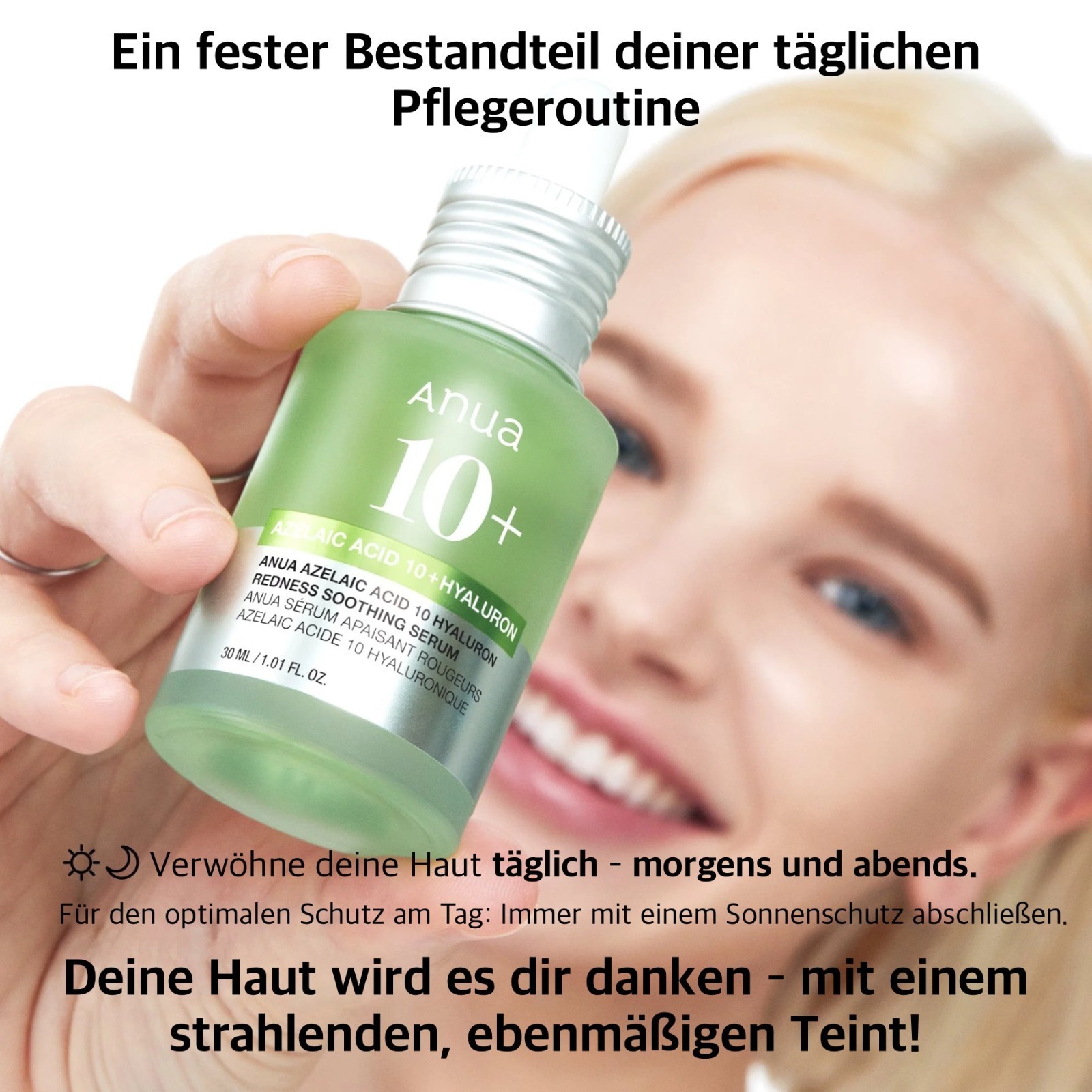 Gesichtsserum Anua 10% Acelaic Acid Hyaluron Redness Soothing Serum 30ml