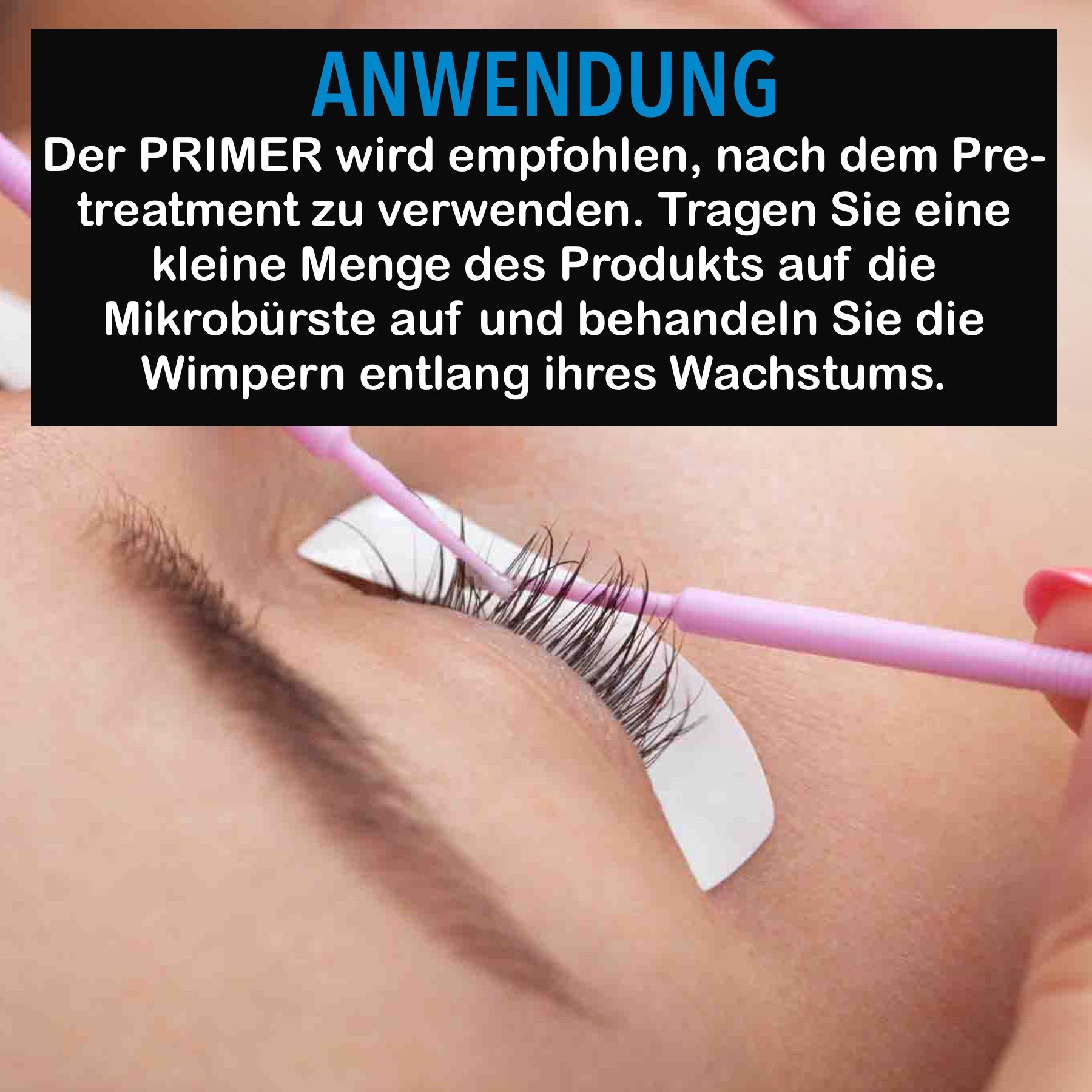 Primer zur Vorbehandlung für die Wimpernverlängerung