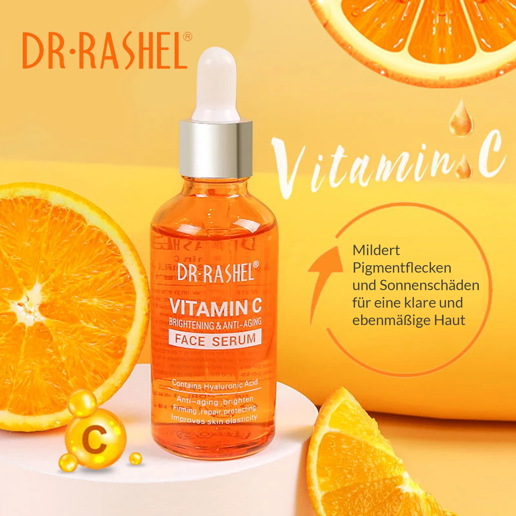 Anti-Aging Anti-Falten Brightening Vitamin C Gesichtsserum  Dr.Rashel 