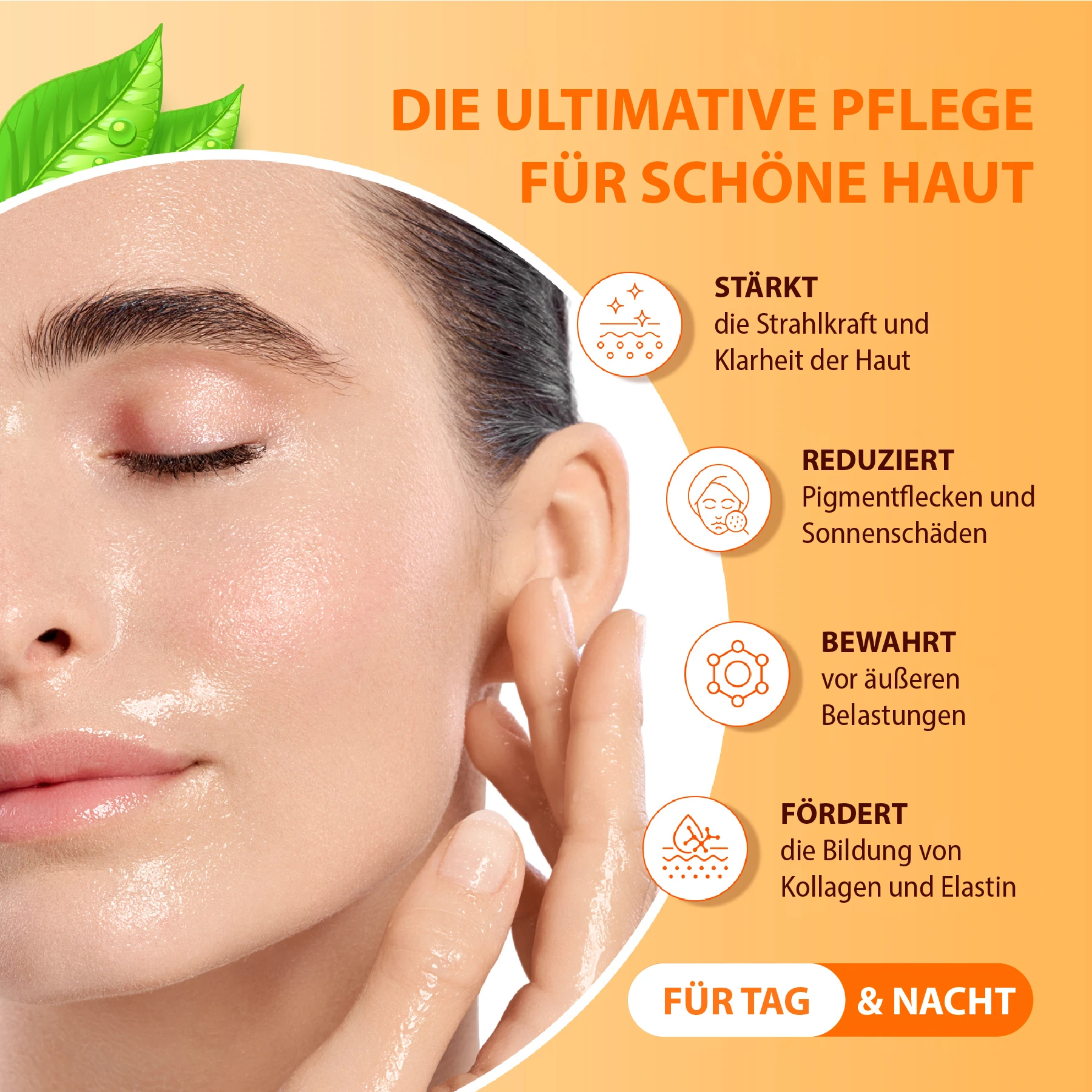 Anti-Falten Anti-Aging Gesichtsserum Vitamin C-PLUS 