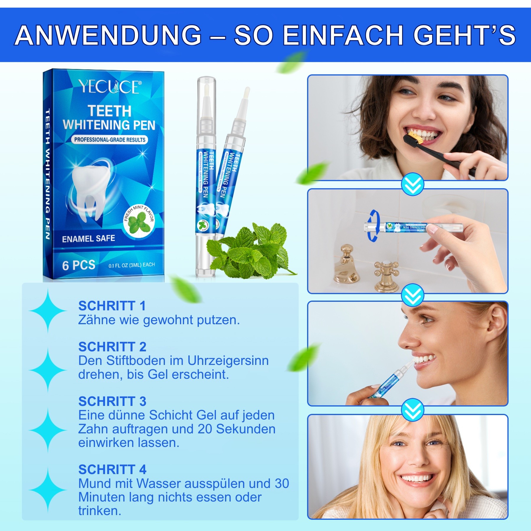 Zahnaufhellung Gel Stift 