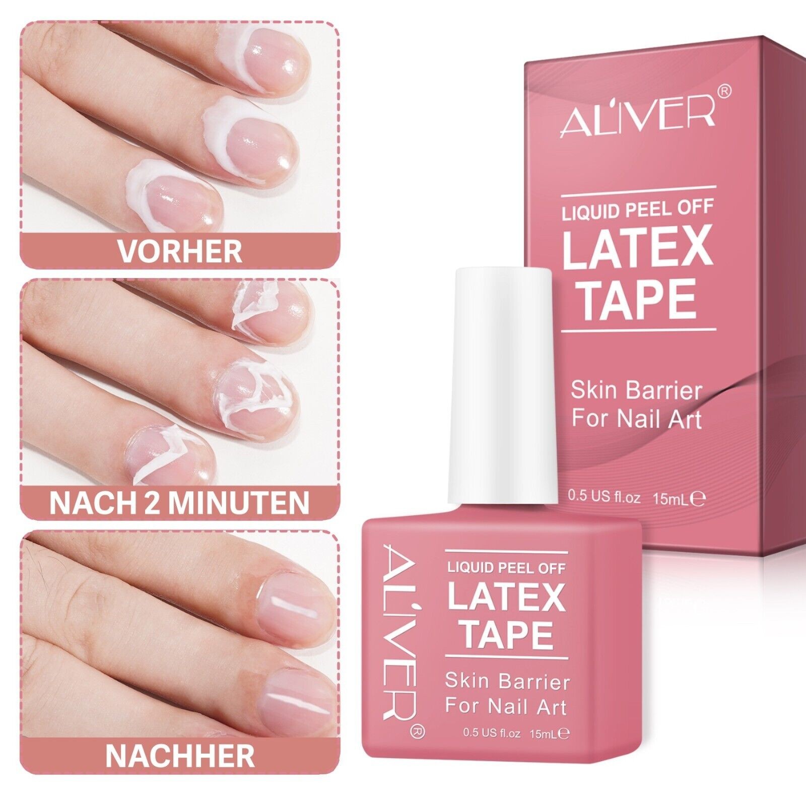 Nagelhautschutz Nail Art Design Skin Cover Latex Tape