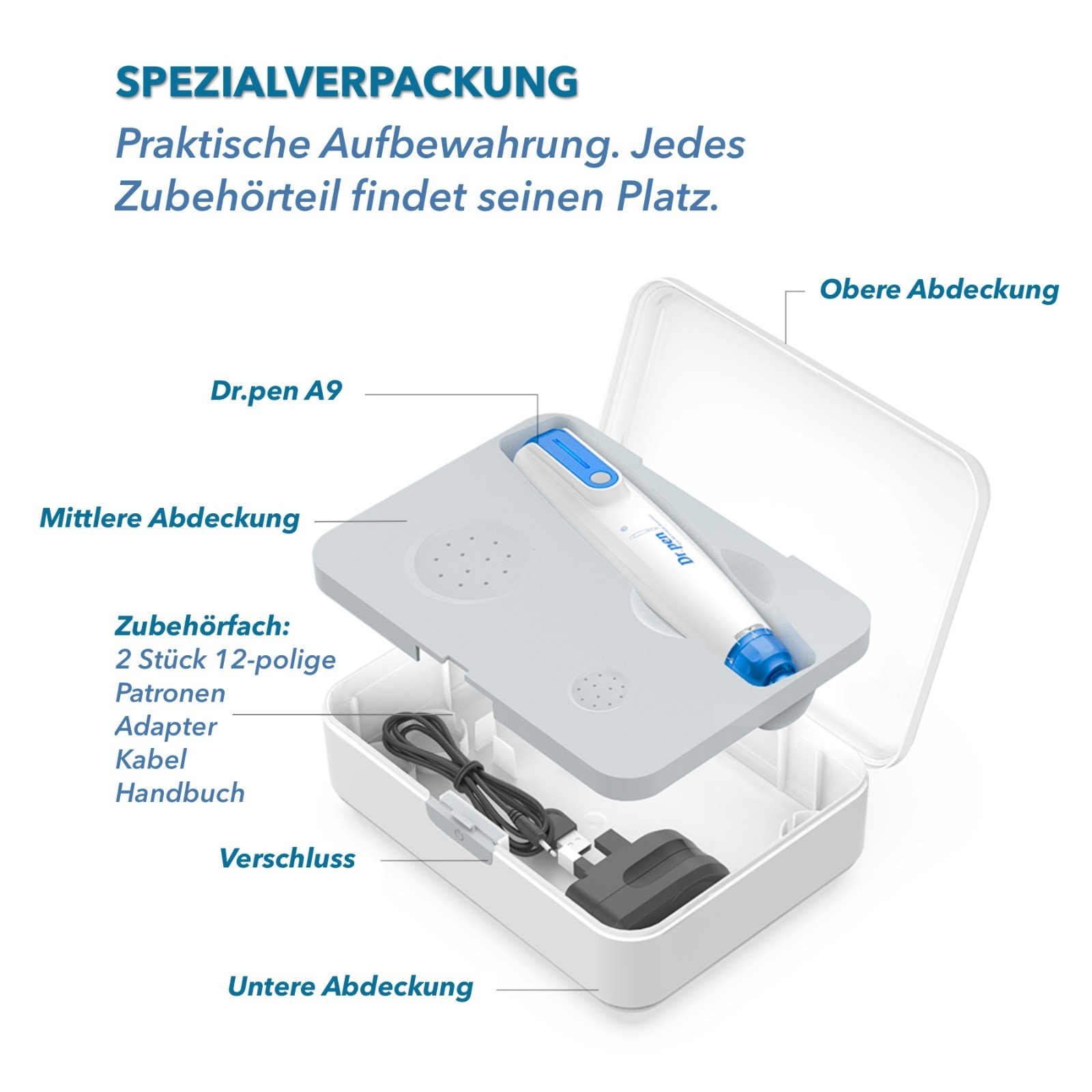 Anti-Aging Anti Falten Dermapen Microneedling Dr.pen A9 
