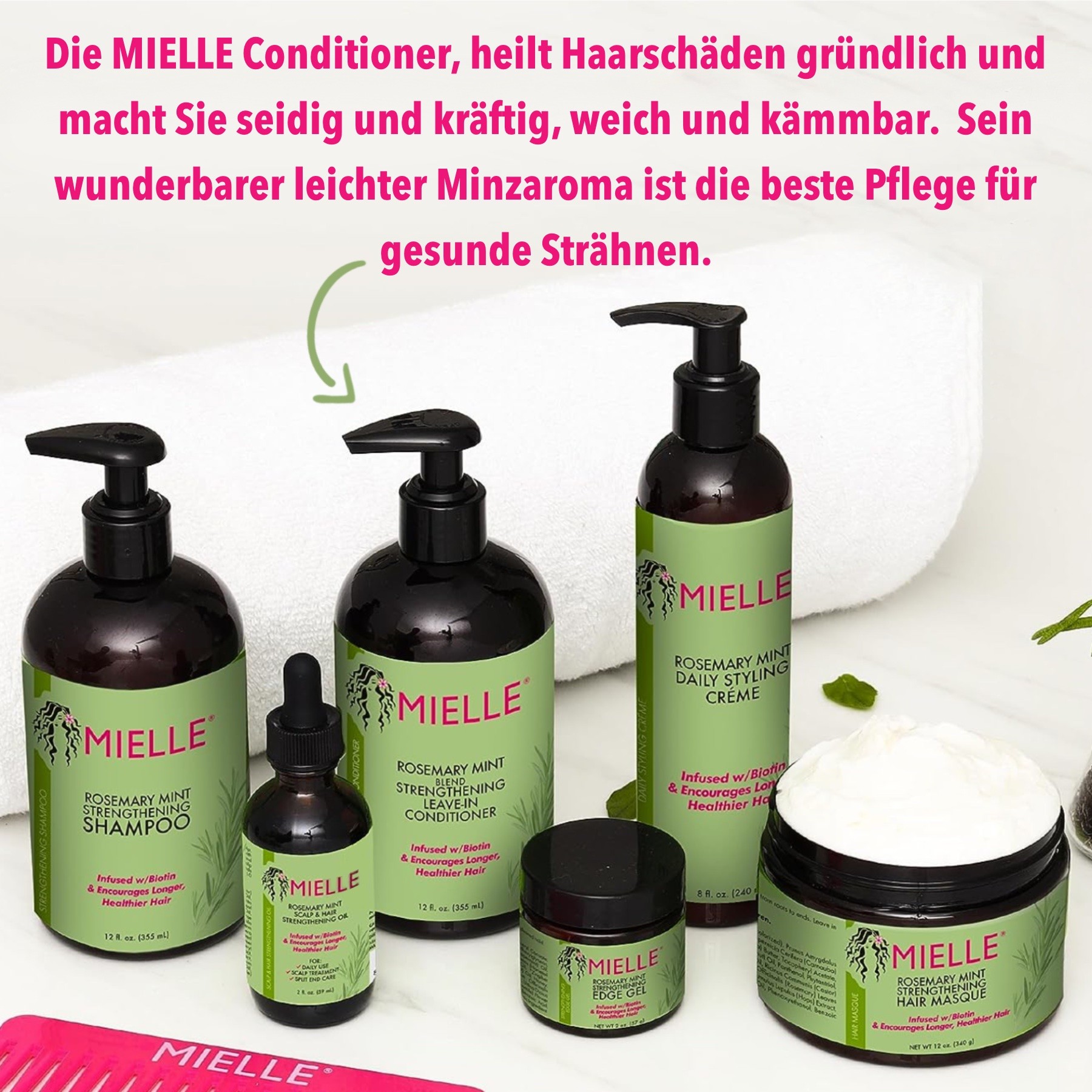 Rosmarin Haarspülung Haarpflege Conditioner  