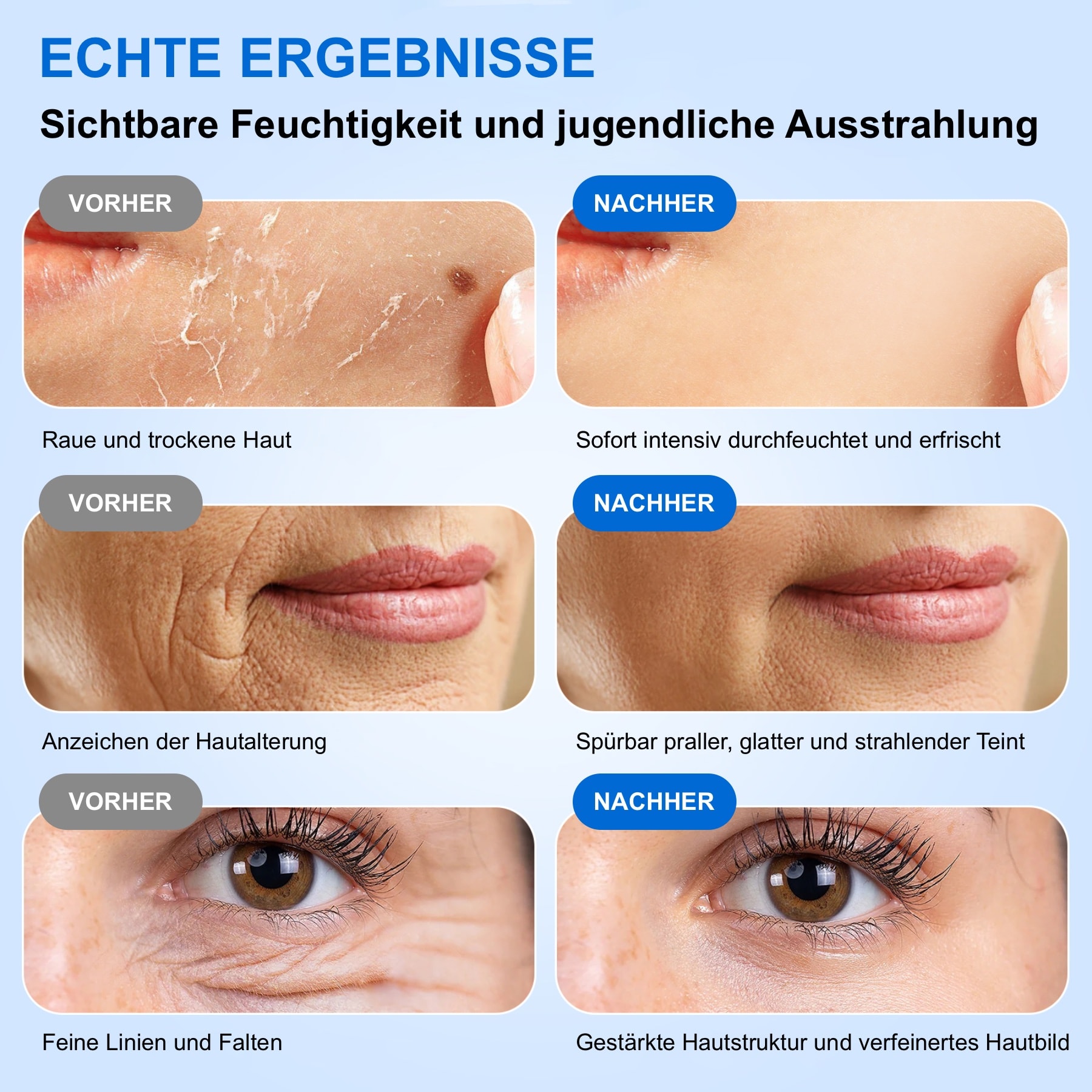 Anti-Aging Anti-Falten Hyaluron Serum 3% Ampullen